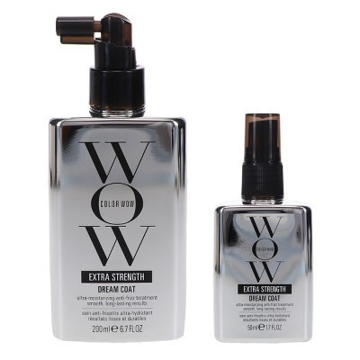 COLOR WOW Extra Strength Dream Coat Ultra-Moisturizing Anti-frizz Treatment 6.7 oz & 1.7 oz Combo Pack | Target