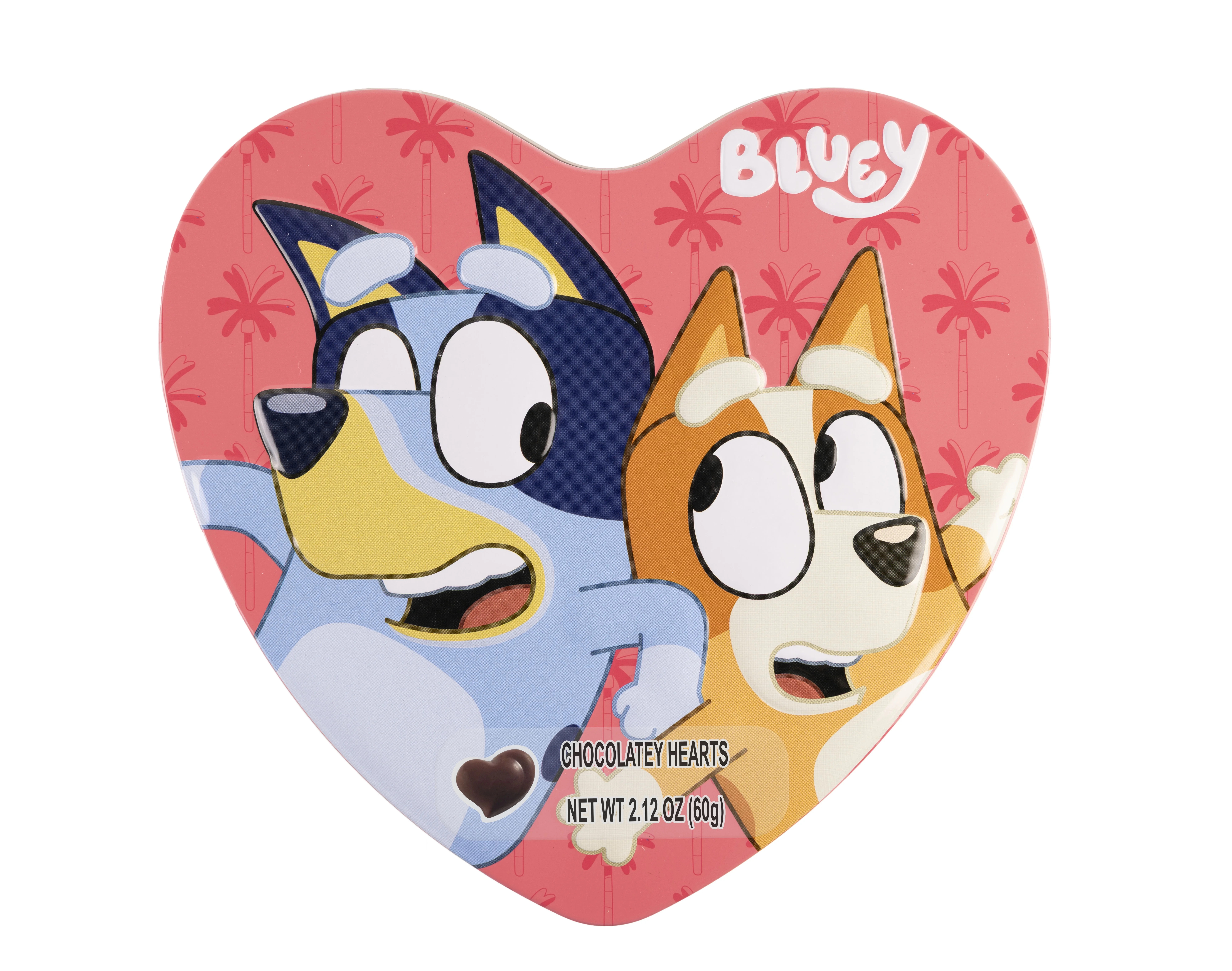 Bluey Heart Tin with 10 Pieces of Milk Chocolate Hearts | Walmart (US)