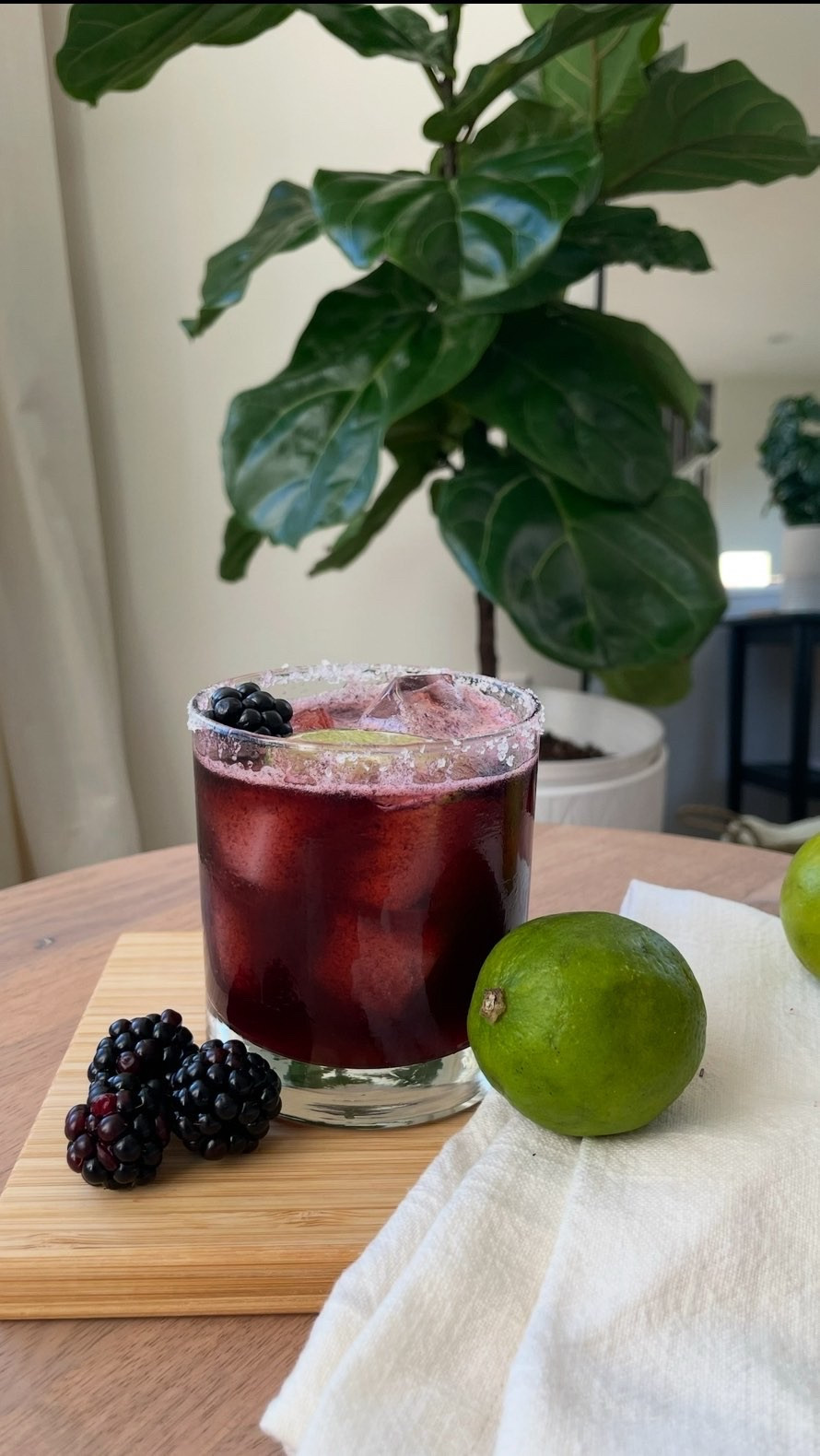 HAPPY MOCKTAIL MAY! 

Kicking off one of my favorite months of the year with my blackberry margarita (and if you hear me say blueberry in the video … no you didn’t 😆)

You can still enjoy an easy and tasty margarita without the alcohol. You’re guaranteed to love and probably make another one after you finish the first one! 🤭

Ingredients 
• handful of blackberries
• 1/2 a lime: juiced
• 1/2 oz agave
• 1 oz NA tequila alternative
• 3 oz limeade or orange juice (I used Trader Joe’s spicy limeade)
• salt rim & lime wheel

#mocktails #mocktailgirlie #mocktailrecipe #margarita #cincodemayo