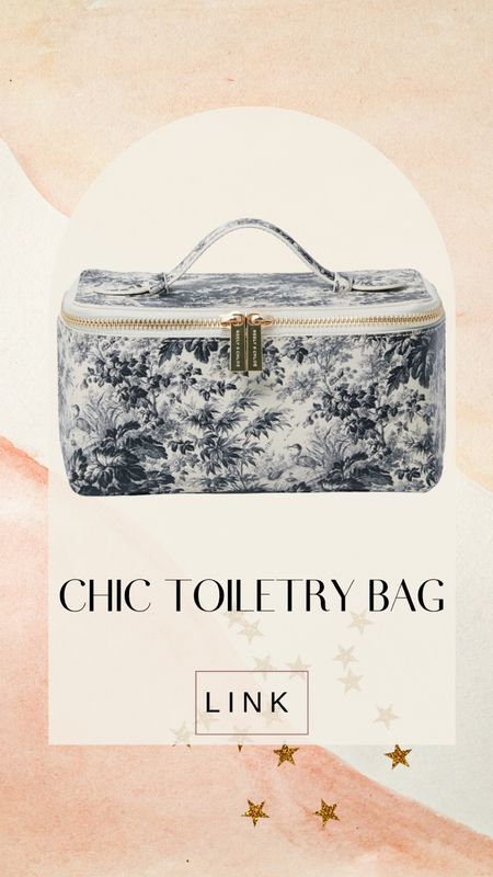 How chic is this toiletry bag?! I love the cute print and how large it is to hold everything you’d really want to pack! This would make such a great holiday gift for any woman you’re shopping for! 🎁 #LTKchristmasgifts #womensgifts #toiletrybag

#LTKHoliday #LTKSeasonal #LTKGiftGuide