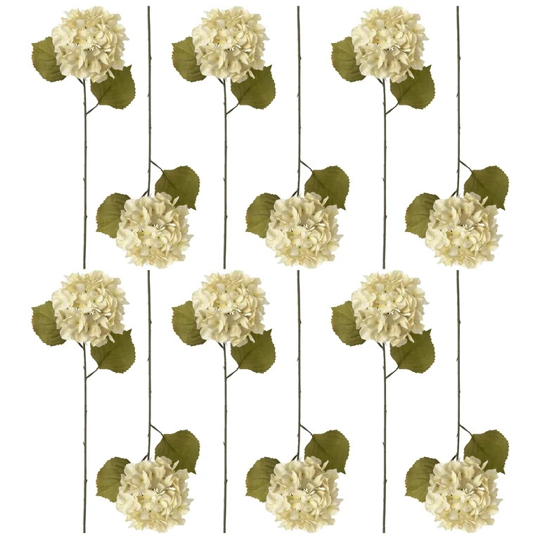 12 Pack: Cream Hydrangea Steam by Ashland® | Walmart (US)