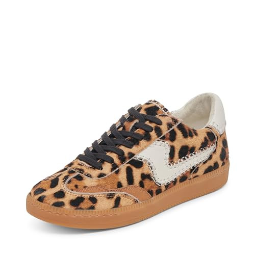 Dolce Vita Women's Notice Stitch Sneaker, DK Leopard Calf Hair, 7 | Amazon (US)