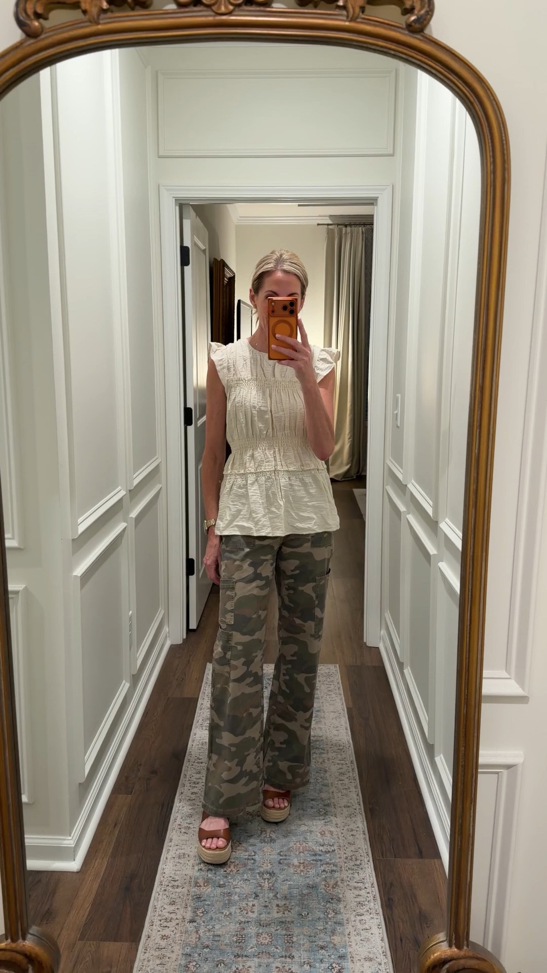 Today’s OTD the viral camo pants from Walmart. They are in stock this cute new arrival top comes in six colors wearing an extra small and the pants and a small in the top.

#LTKootd #LTKgrwm #LTKmomlife