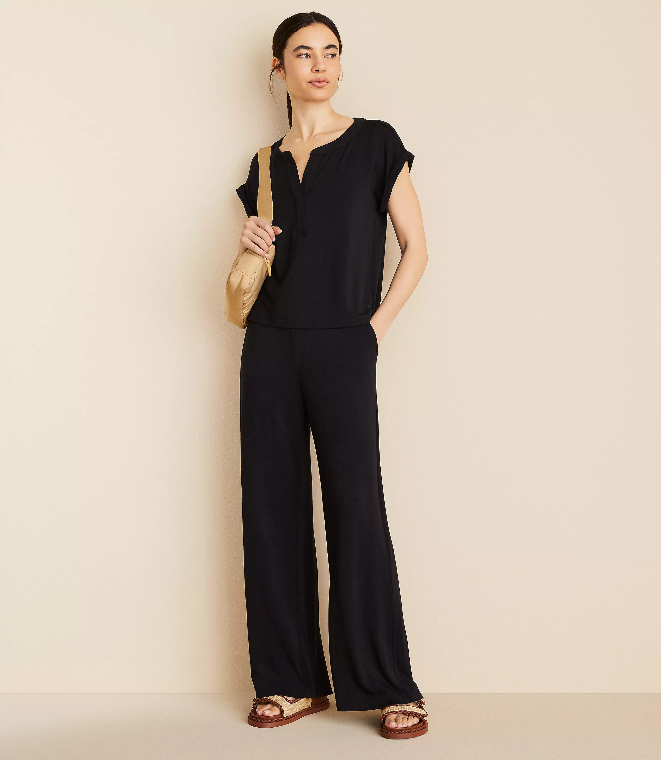 Lou & Grey Signaturesoft Henley Top | LOFT