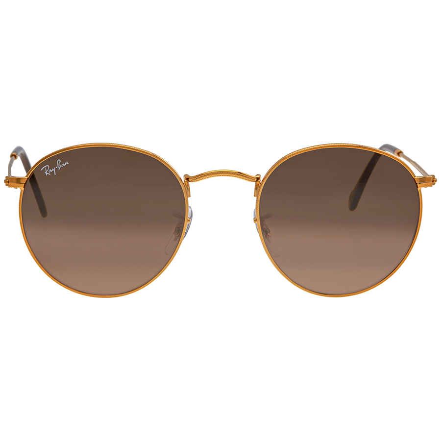 Ray Ban Round Pink/Brown Gradient Mens Sunglasses RB3447 9001A5 50 | Jomashop.com & JomaDeals.com