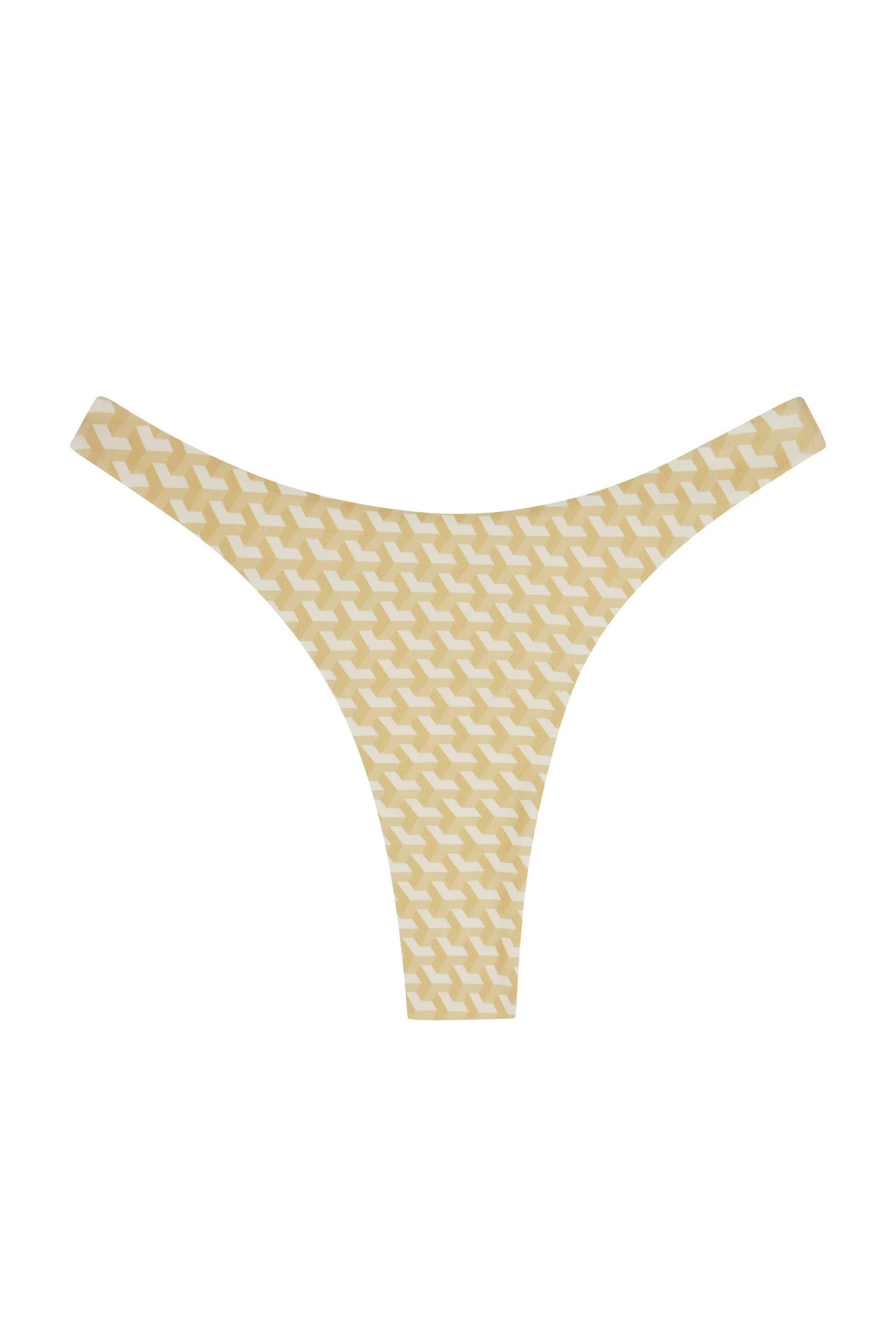 Tamarama Bottom - Ivory Geo | Monday Swimwear