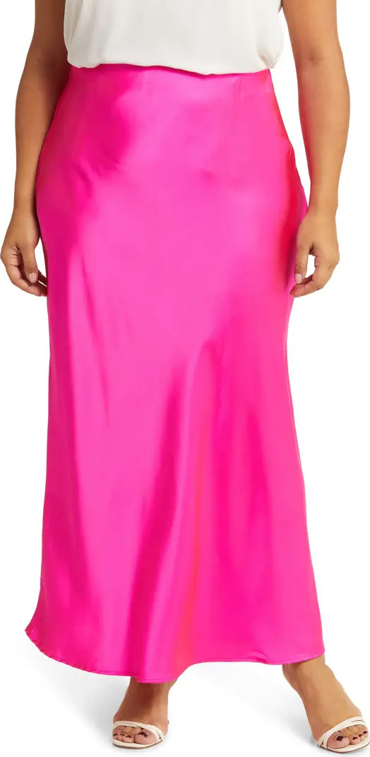 Satin A-Line Skirt | Nordstrom Rack