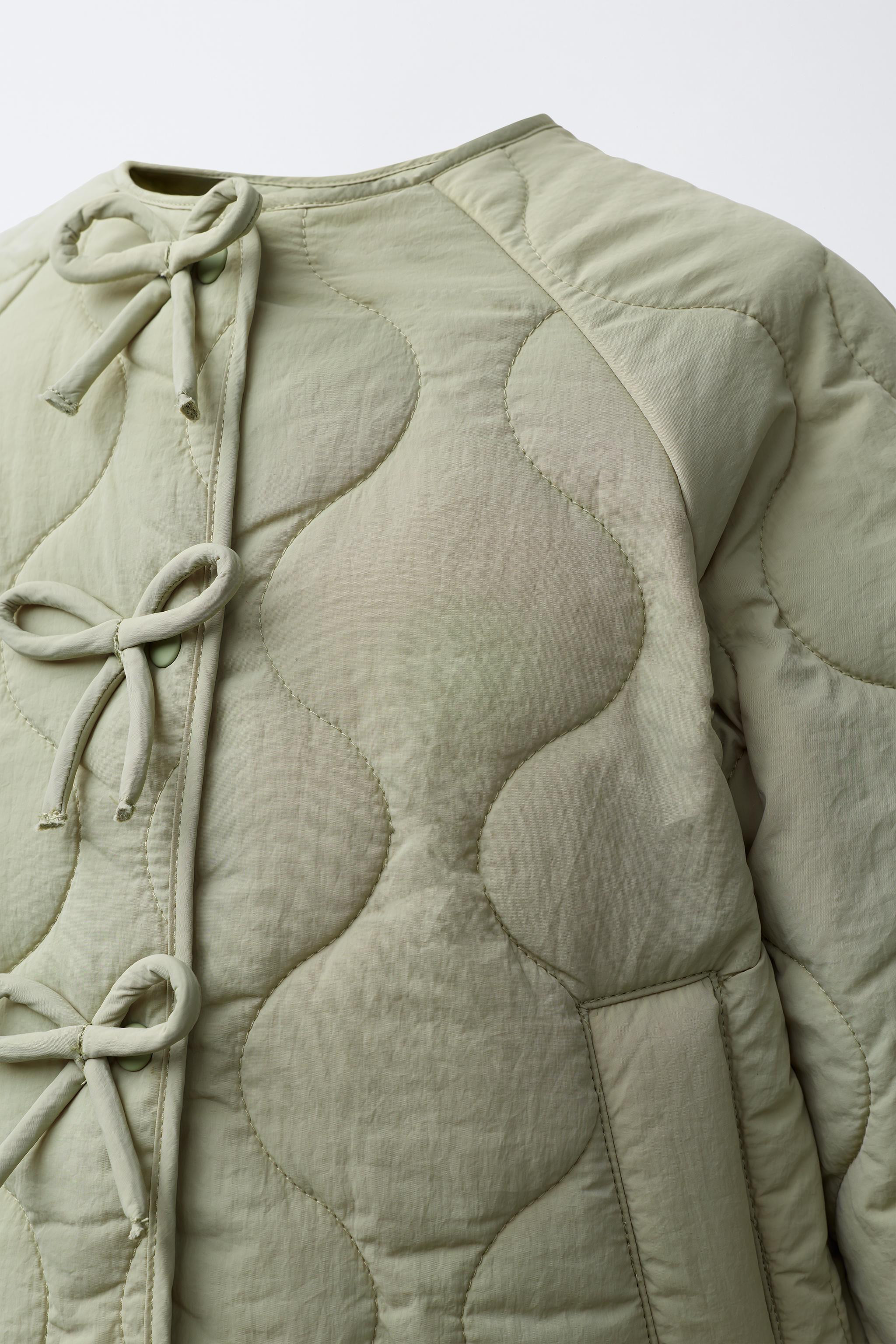 BOW PADDED JACKET | Zara US