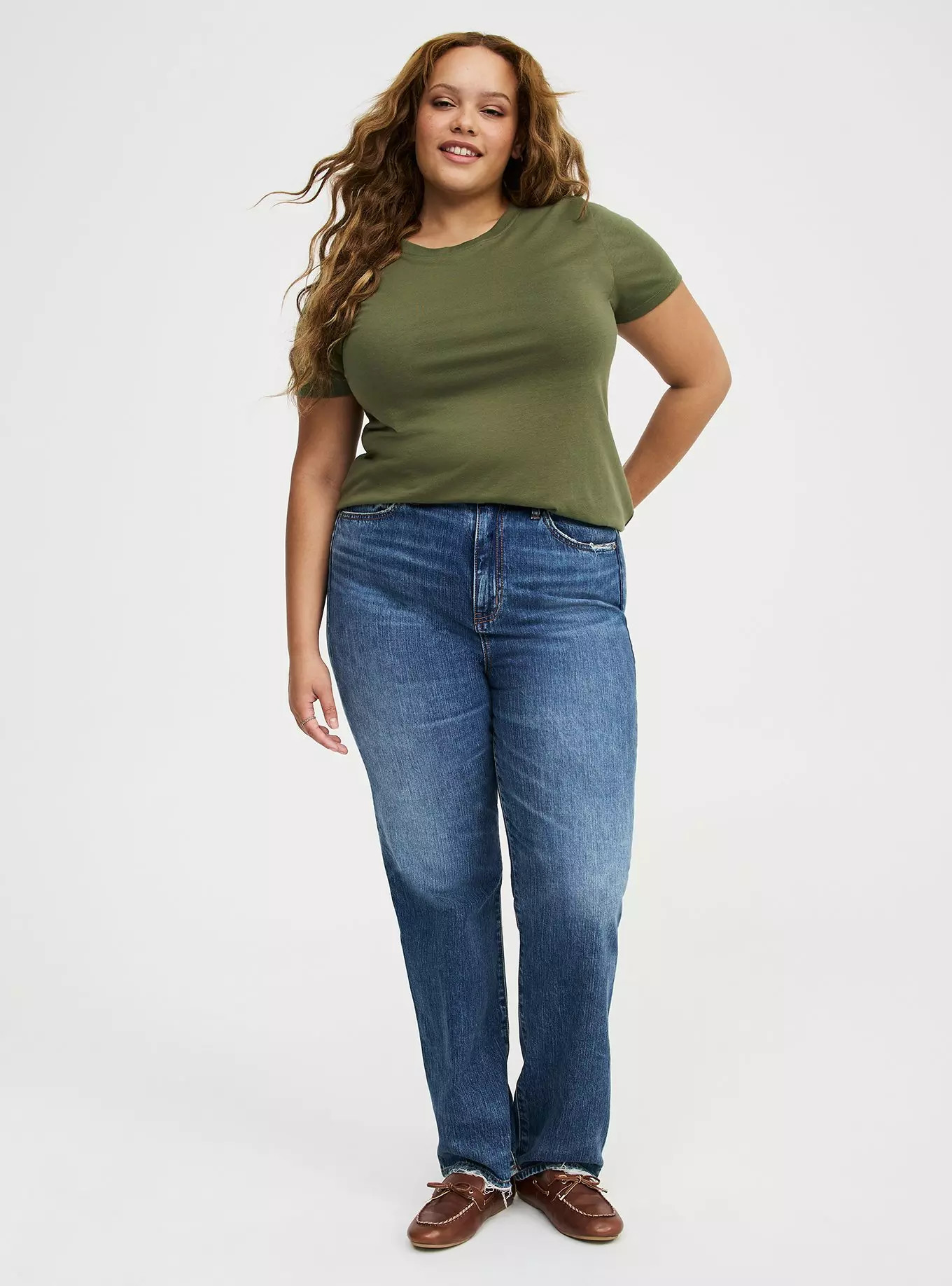 Everyday Signature Jersey Crew Tee | Torrid (US & Canada)