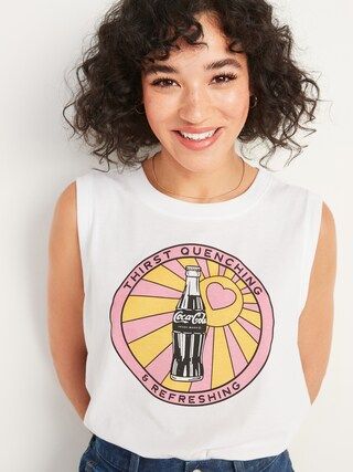 Loose Pop-Culture Graphic Sleeveless Tee for Women | Old Navy (US)
