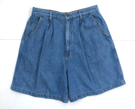 Vintage High Waist Denim Shorts  90s Jeans Shorts  Womens | Etsy | Etsy (US)