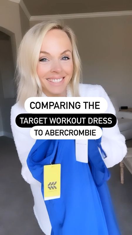 Abercrombie exercise dress vs. target! Wearing a medium in both 

#LTKstyletip #LTKfit #LTKunder100