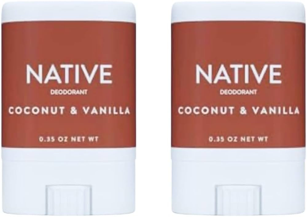 Generic Native Deodorant Mini Travel Size Coconut & Vanilla - (Aluminum Free, Phthalate Free) pac... | Amazon (US)