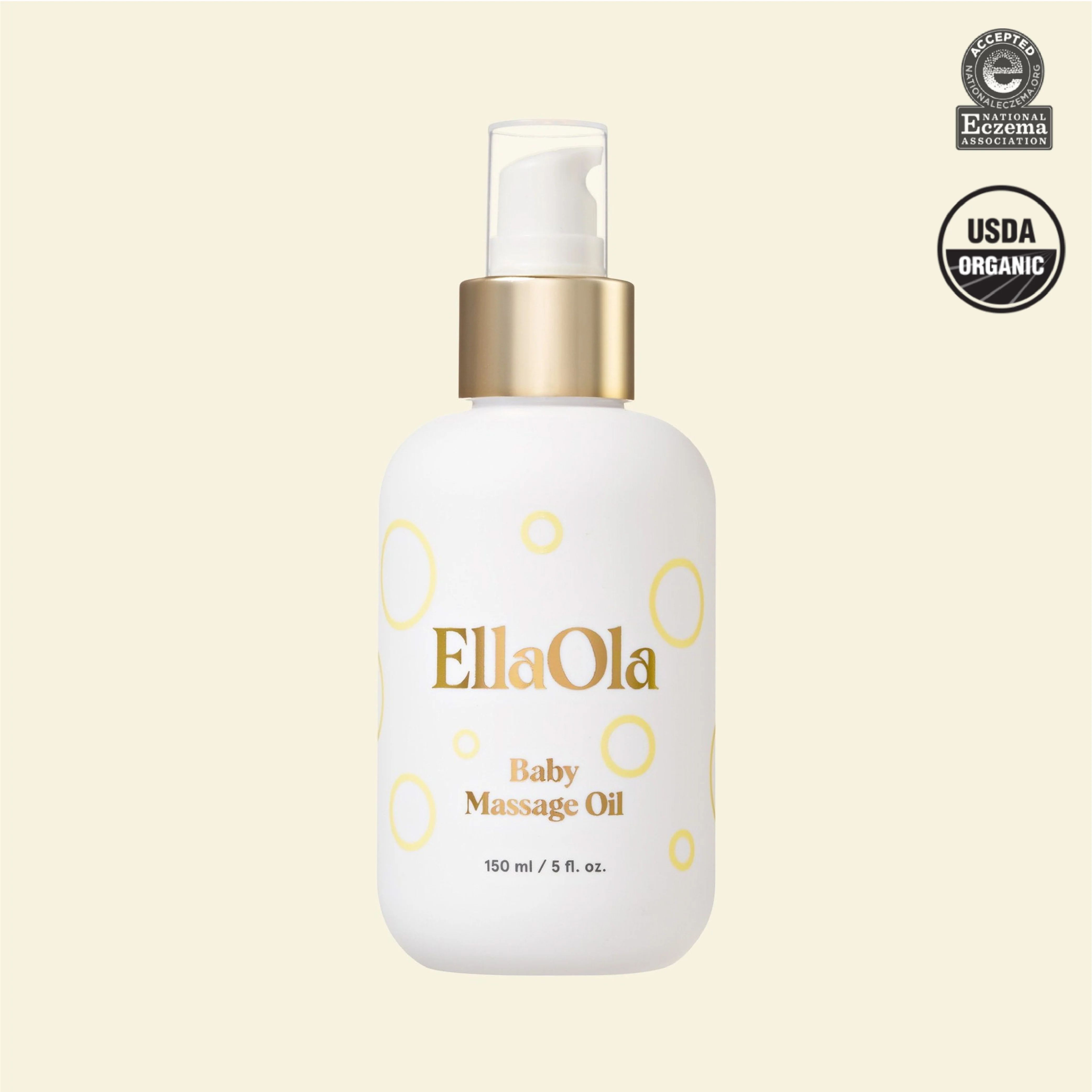 100% Organic Baby Massage Oil | EllaOla Brands Inc.