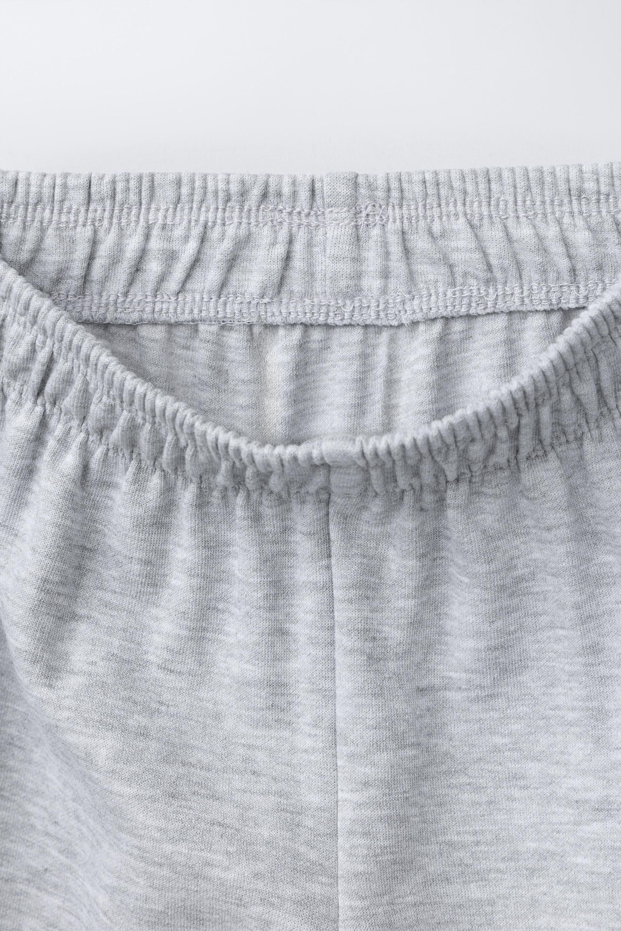 WIDE-LEG INTERLOCK TROUSERS | Zara UK