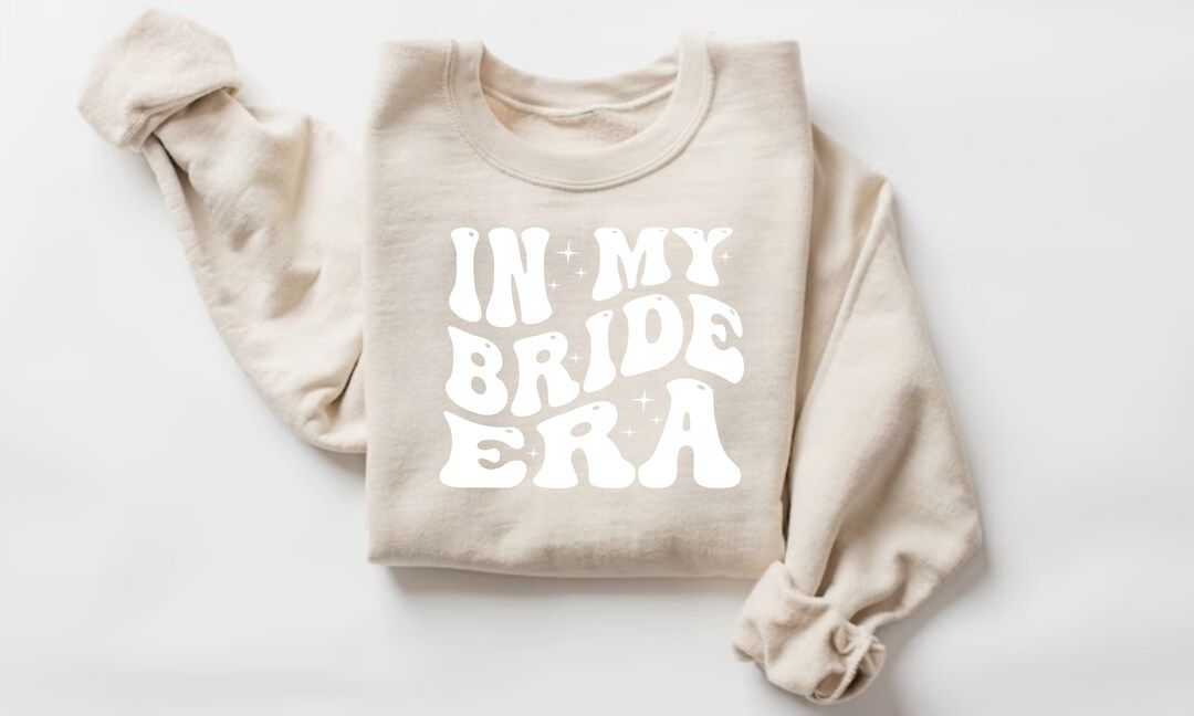 In My Bride Era Sweatshirt Retro Bride Sweatshirt Future Mrs - Etsy | Etsy (US)