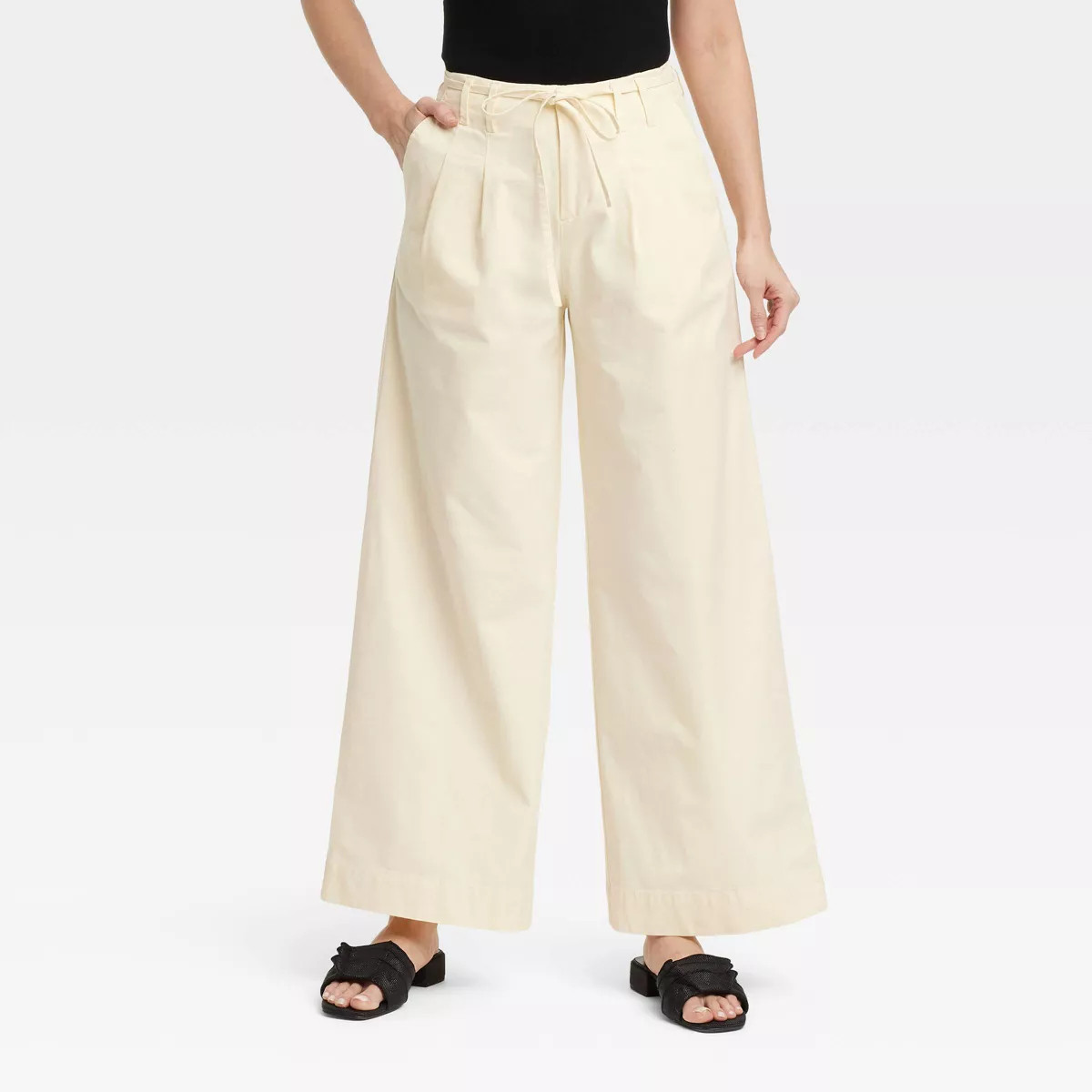 Women's High-Rise Wide Leg Chino Pants - A New Day™ | Target