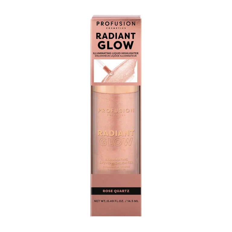 Profusion Cosmetics Radiant Glow - Illuminating Liquid Highlighter - Rose Quartz | Walmart (US)
