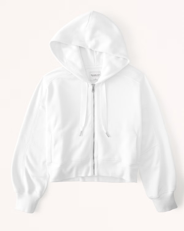 90s Sharkbite Full-Zip Hoodie | Abercrombie & Fitch (US)