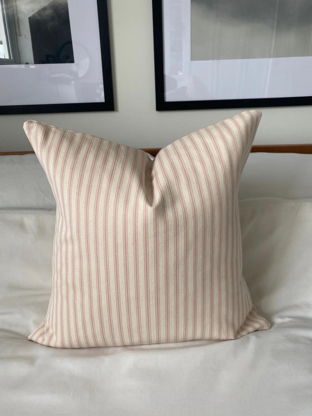 French country pillow cover, large scatter cushion, farmhouse cushions, French vintage, blush pin... | Etsy (UK)