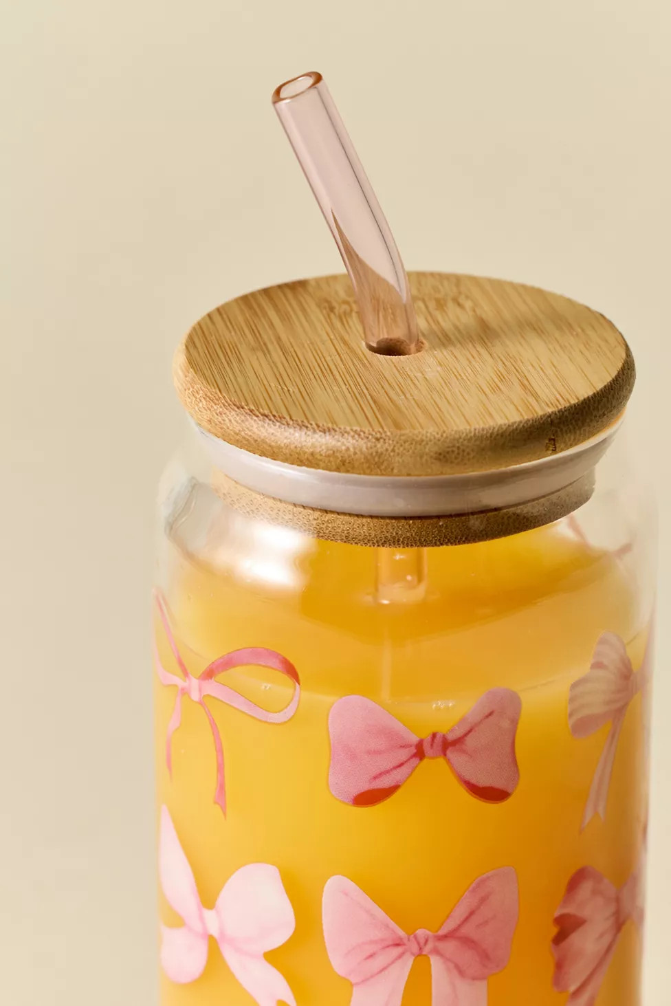 Classic Patterned To-Go Glass Tumbler | Urban Outfitters (US and RoW)