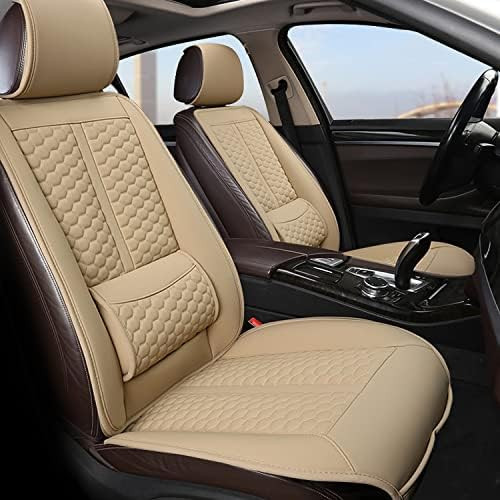 Black Panther Car Seats Covers, 1 Pair Universal Sideless Driver Seat Protectors with Lumbar Supp... | Amazon (US)