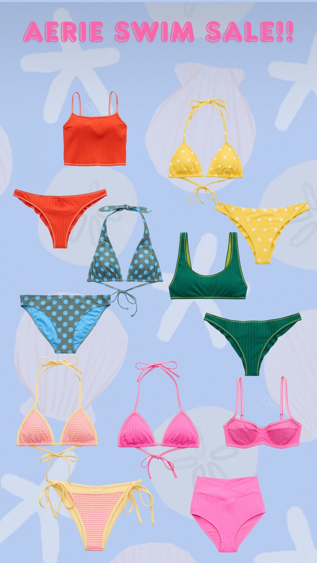 The cutest @Aerie 👙 are all on sale rn!!! 

#LTKSeasonal #LTKU #LTKSwim