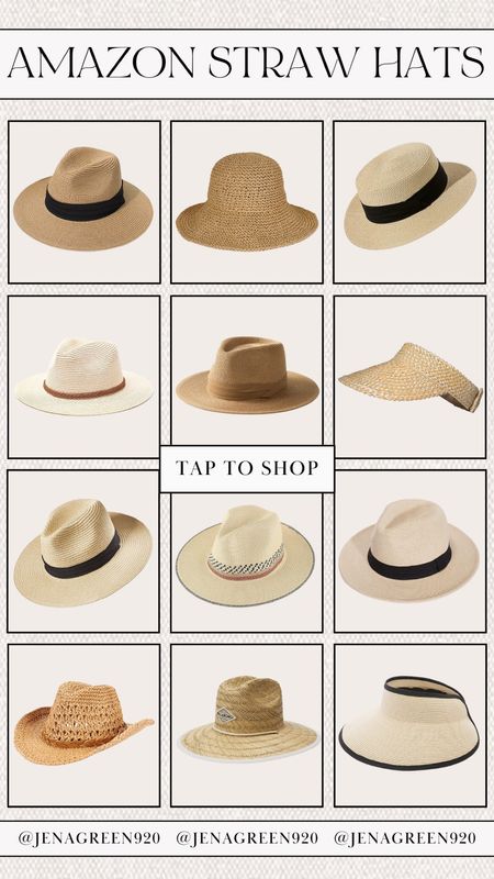 Amazon Straw Hats | Amazon Hats | Beach Vacation | Beach Essentials  

#LTKtravel #LTKstyletip #LTKswim
