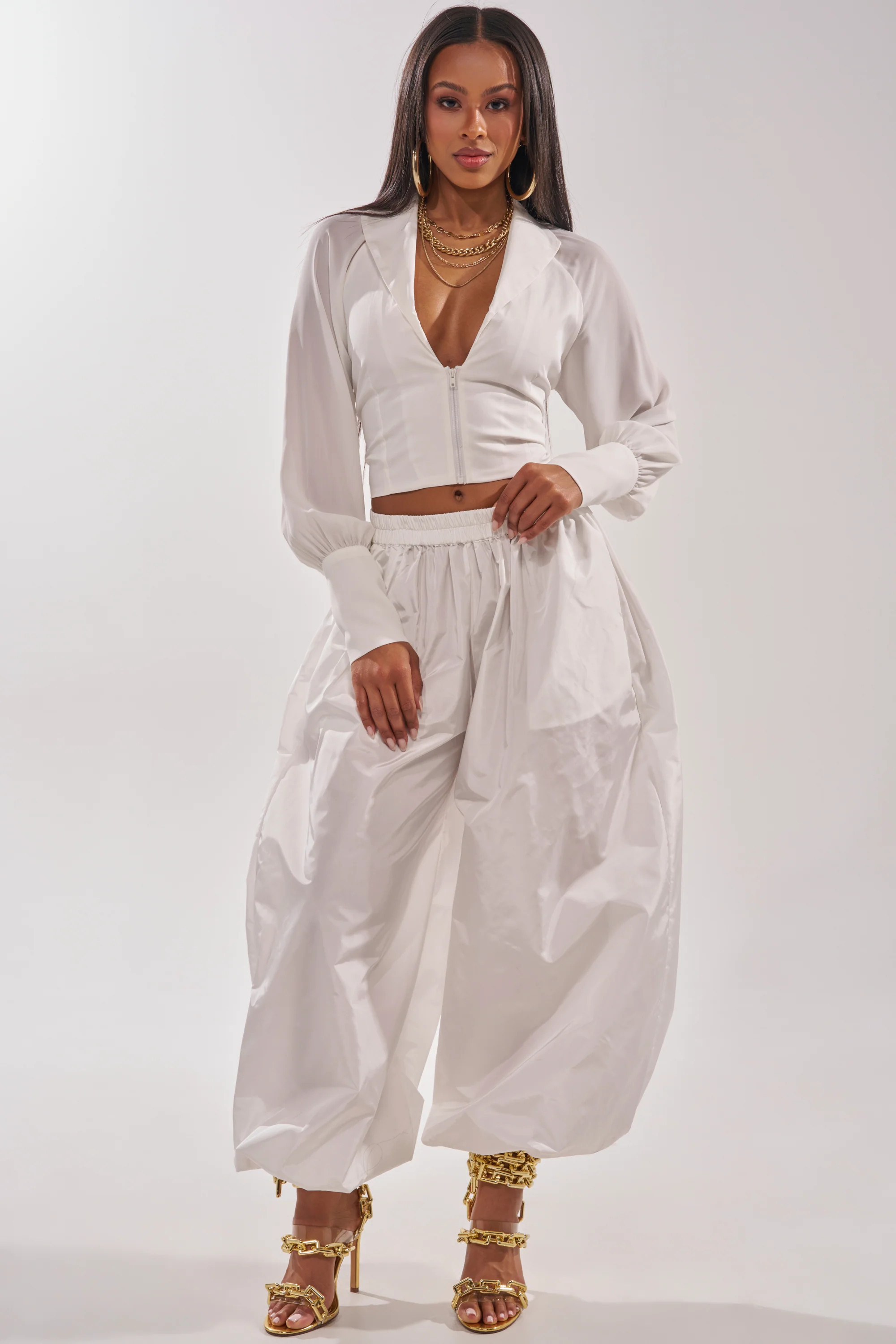 AKIRA Effortles Balloon Pants | Size Large | AKIRA