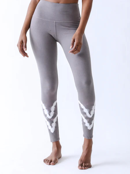 Sunset Legging - Thunder / Cloud | Electric & Rose
