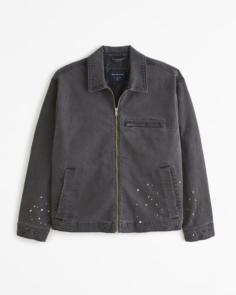 Workwear Lined Shirt Jacket | Abercrombie & Fitch (US)