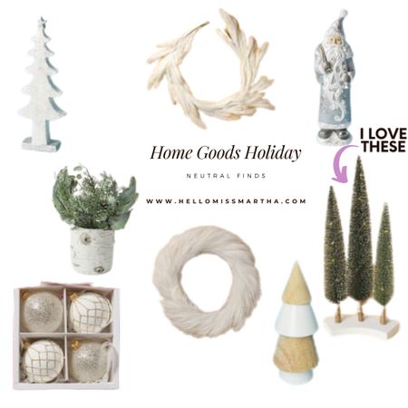Just a few neutral finds from @homegoods for this holiday!  Are you team White lights or team color? 

#LTKhome #LTKHoliday #LTKSeasonal