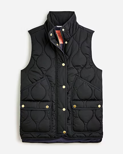 top rated4.7(24 REVIEWS)New quilted excursion vest$79.50-$89.50$148.00Black$89.50$79.50Select A S... | J. Crew US
