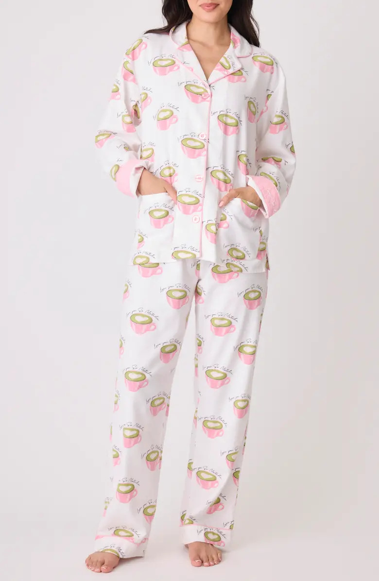 Print Cotton Flannel Pajamas | Nordstrom