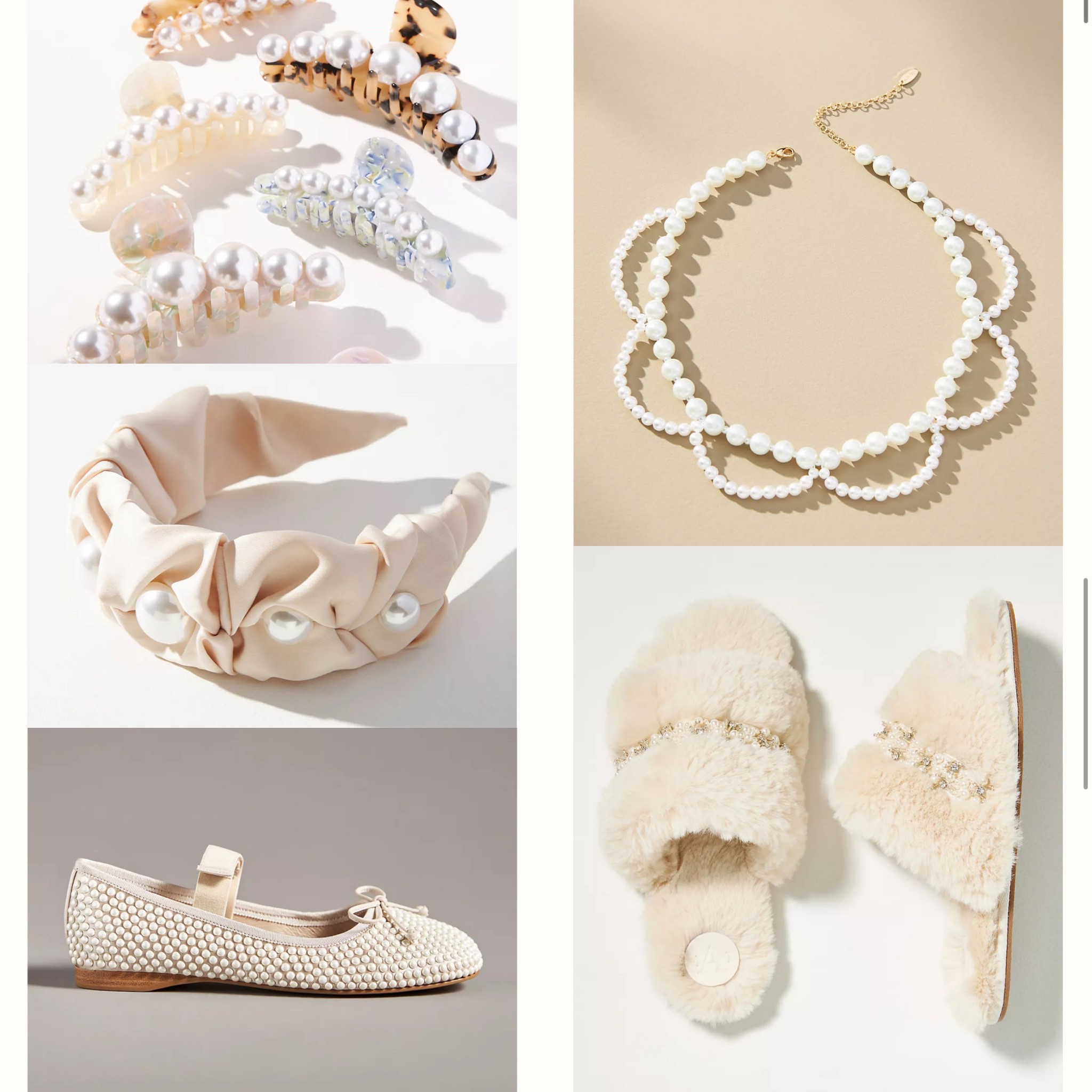 Pearl accessories, Pearl embellishments, ballet flats, Pearl hair clips, hair accessories, headband, slippers, gift ideas, gifts for sisters, gifts for mom, gifts for her 

#LTKshoecrush #LTKHoliday #LTKGiftGuide