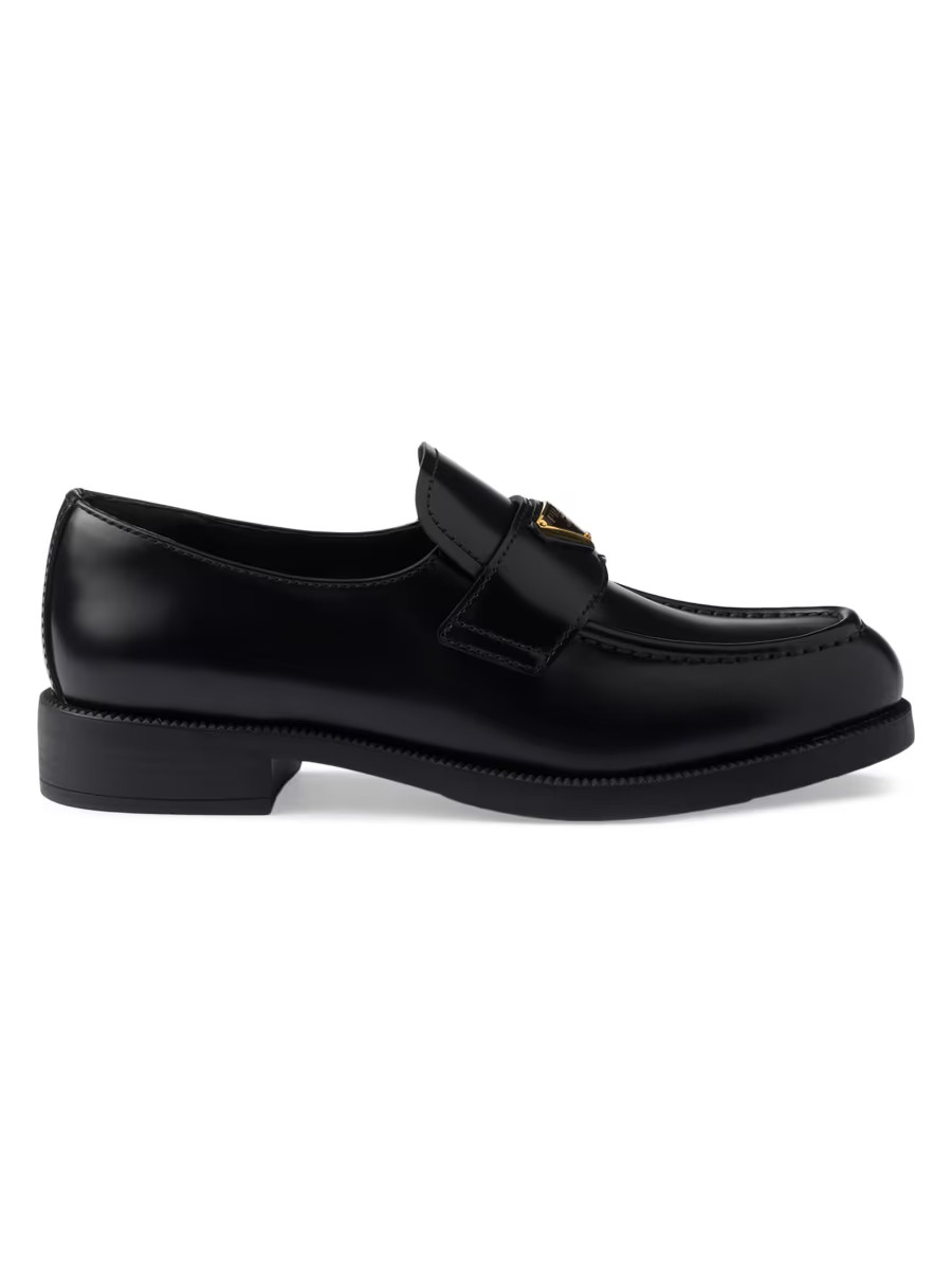 Women's Brushed Leather Loafers | Saks Fifth Avenue