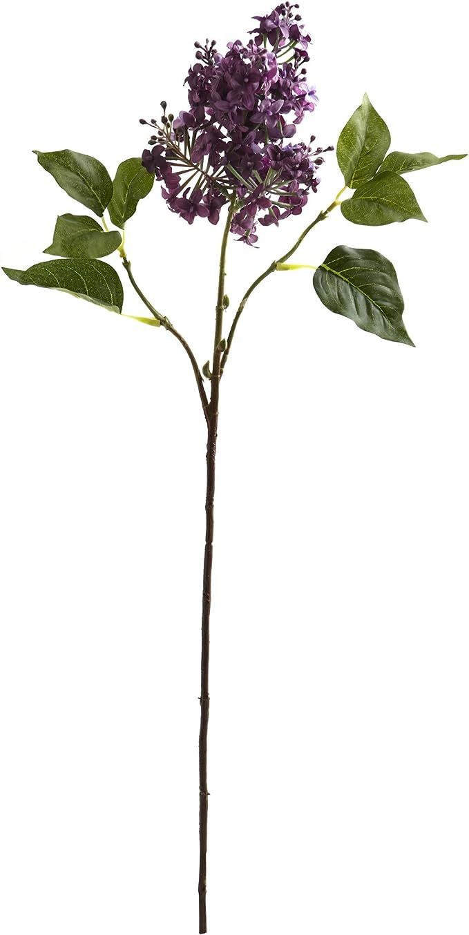 Nearly Natural 30” Lilac Flower (Set of 6) Artificial Plant Purple | Amazon (US)