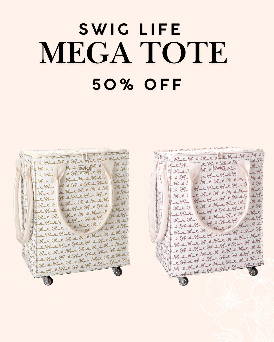 Ohhh stumbled across this one and WOW! 😍🙌

This Mega Tote Bag on Wheels is a super deal drop!

I immediately thought of all the ways I would use this...farmers markets, ball fields, beach days, boating, girls' weekends, road trips, and hauling all the random stuff that seems to come with every outing. 😆

The zippered cover helps keep everything contained, and I love that it has a pocket for the things you want to grab quickly.

Honestly, this would be fantastic for college kiddos too! Move-in day, laundry runs, hauling supplies back and forth to the dorm...so many uses for this one. ❤️ 

 #LTKgrwm #LTKOver40 #LTKHome