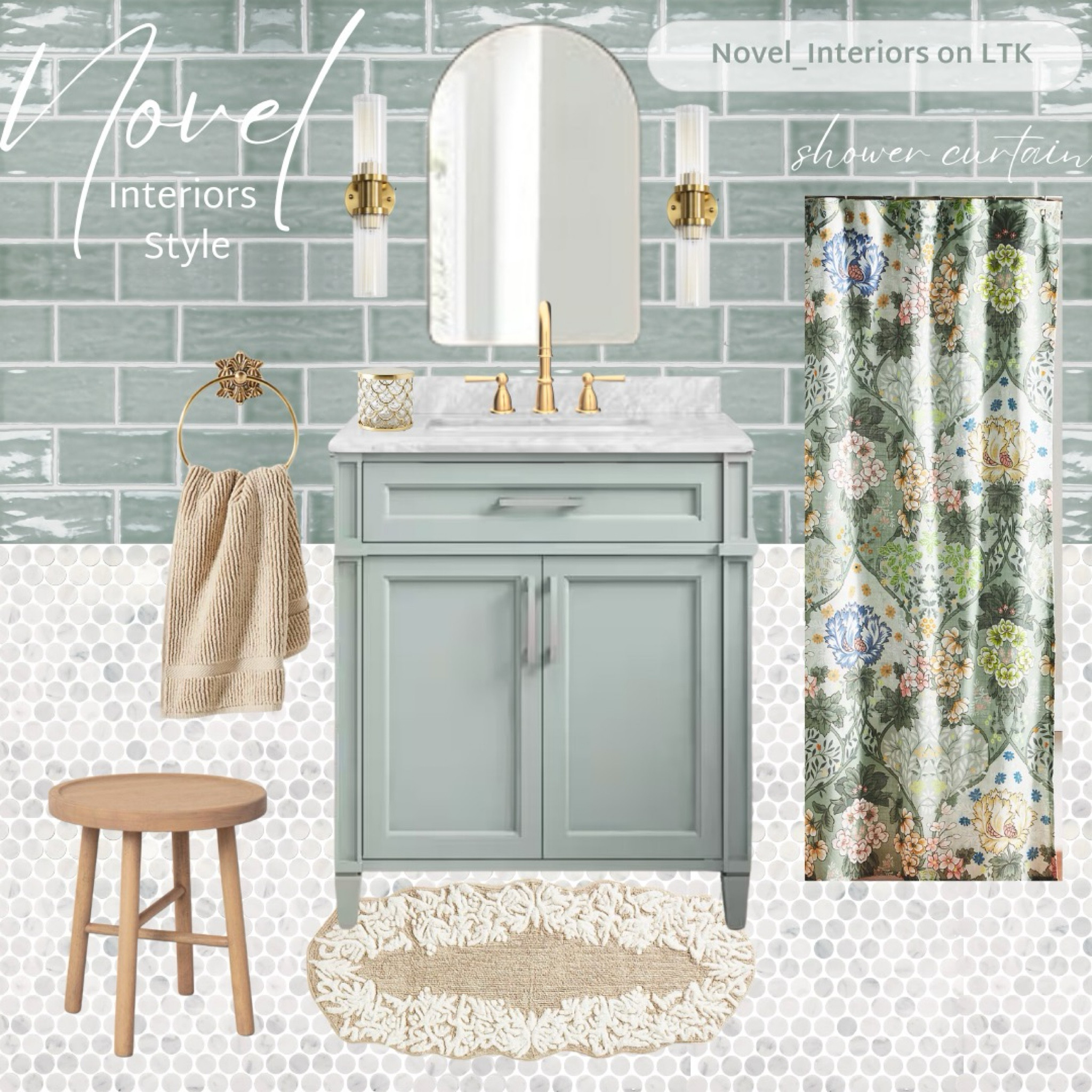 The sweetest bath 🛁, coastal inspired with a boho twist this is timeless and fun!

#LTKsalealert #LTKhome