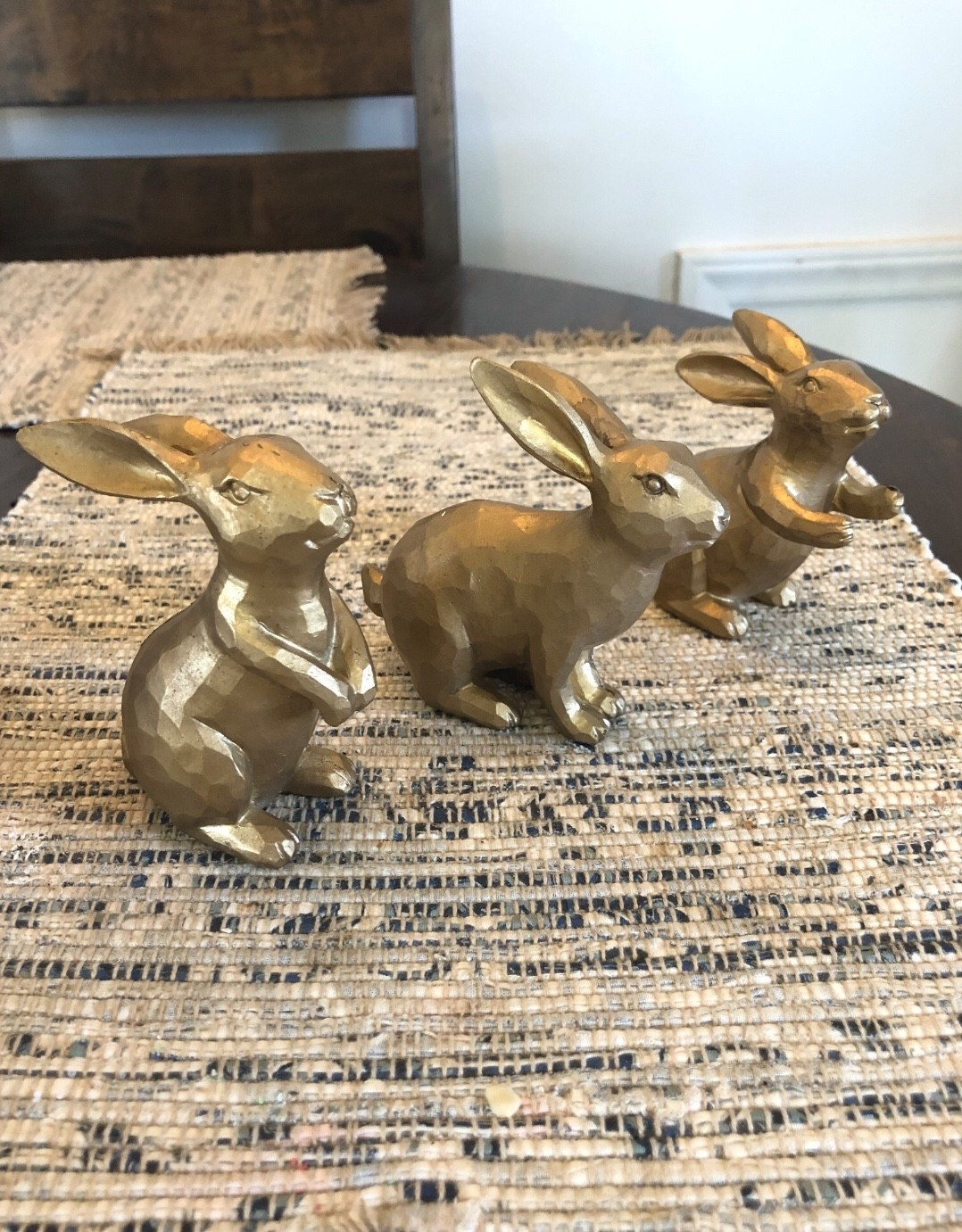 Gold Easter bunnies 🐰 

Easter decor 


#LTKSeasonal #LTKHome #LTKSaleAlert