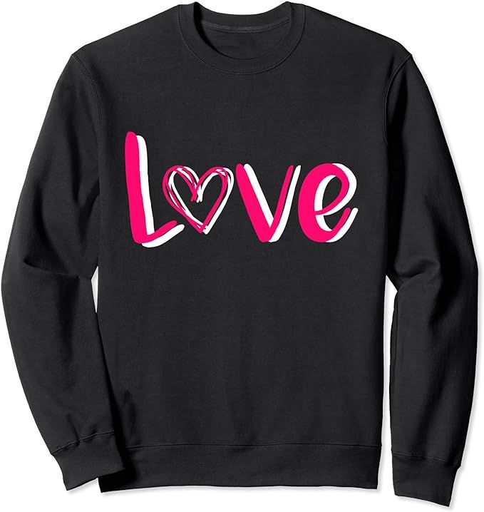 Love Valentine's Day Sweatshirt | Amazon (US)