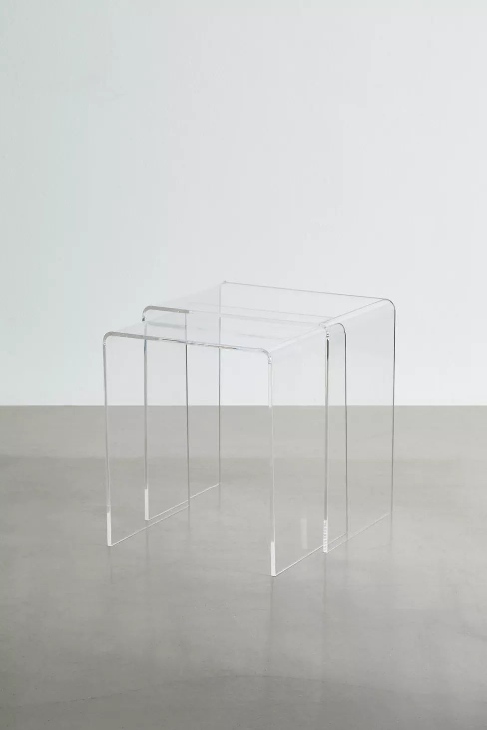 Zion Acrylic Nesting Side Table Set | Urban Outfitters (US and RoW)