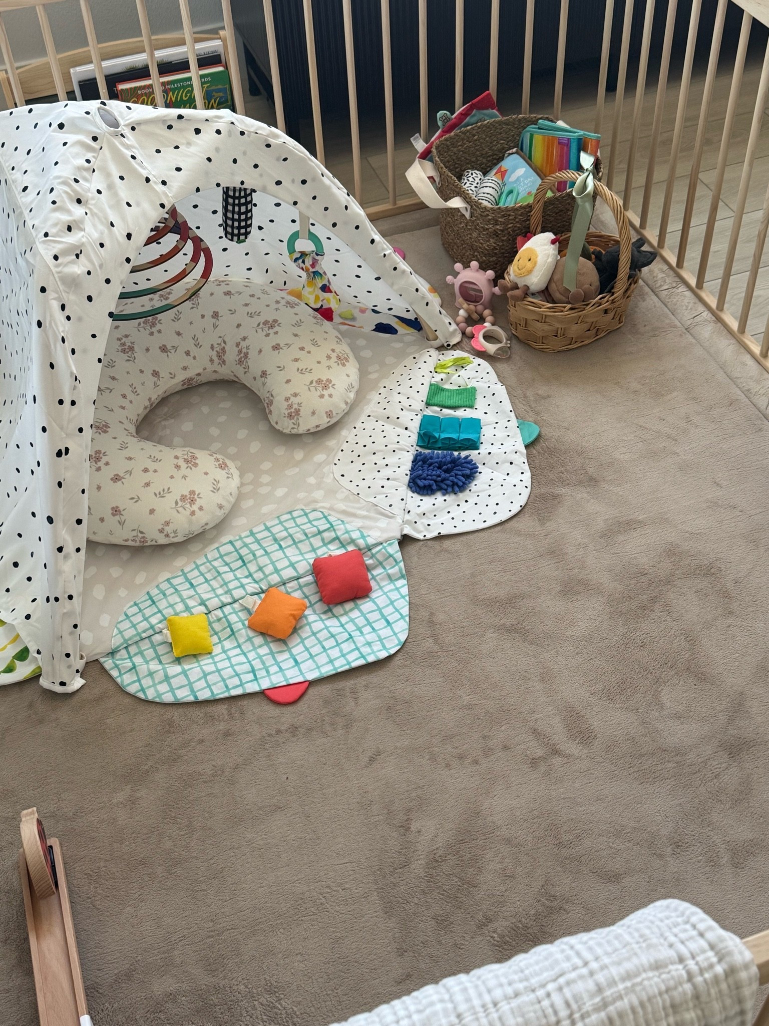 Minimal play pen for our three month baby ✨💫🌸

#LTKmomlife #LTKKids #LTKHome