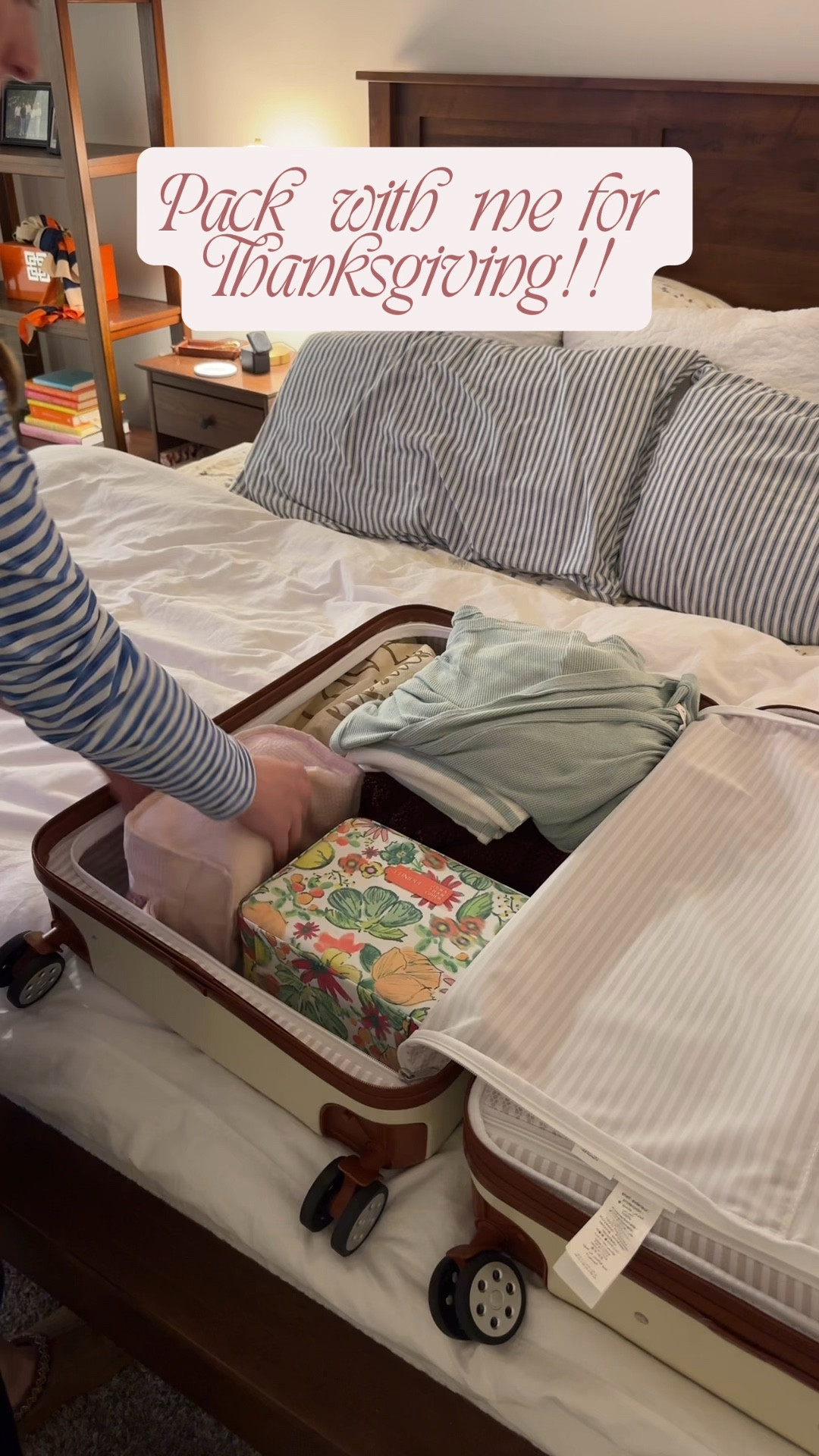 Pack with me for Thanksgiving!! Getting organized & laying everything out keeps me straight for the week - I love having an idea of what I’ll need each day so I can keep track! 

#LTKTravel