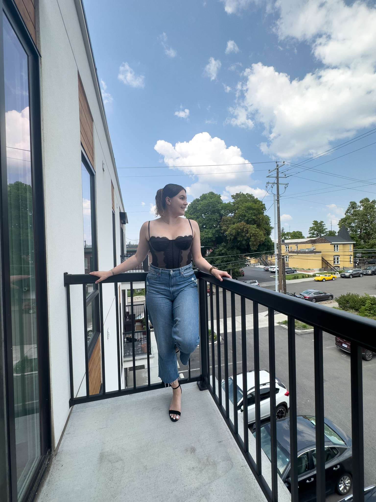 Sexy yet casual going out outfit idea. Featuring the perfect lace corset top. 

I’m wearing a L top, size 31 jeans and size 9 sandals 

#LTKSeasonal #LTKstyletip #LTKunder100