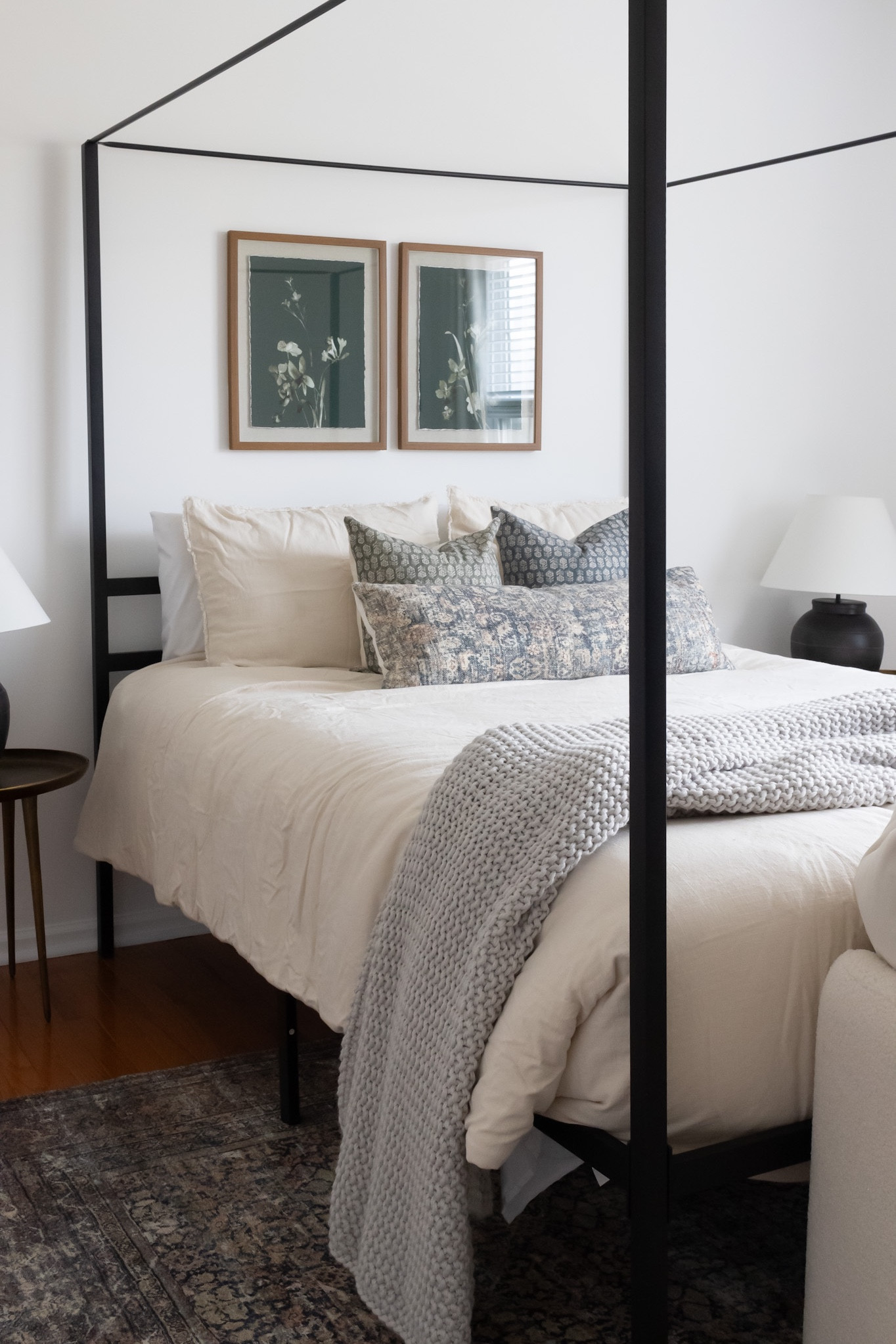 Bedroom refresh.  Canopy bed.  Area rug.  Dresser.  Pillows.  Wall art.  Bench.  Target.  Studio McGee.  Loloi.  Amazon.  Pottery Barn.

#LTKSeasonal #LTKhome