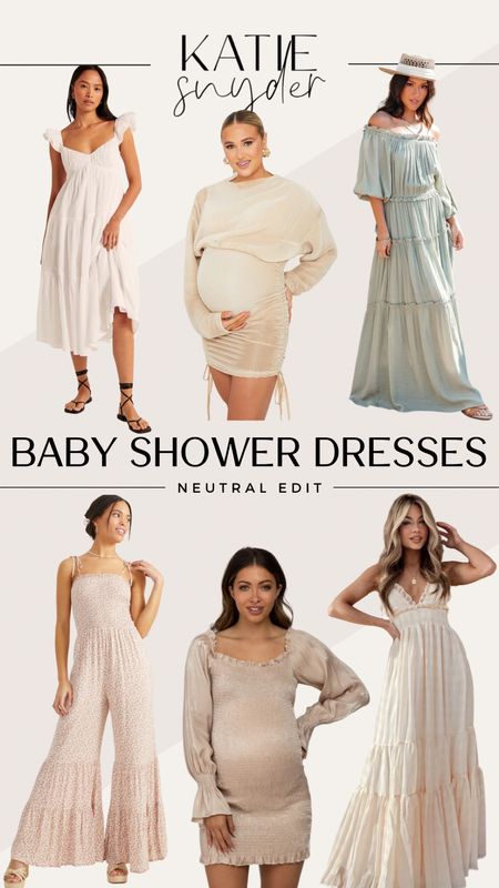 Neutral Baby Shower Dresses // Gender Neutral 

#LTKbaby #LTKSeasonal #LTKstyletip