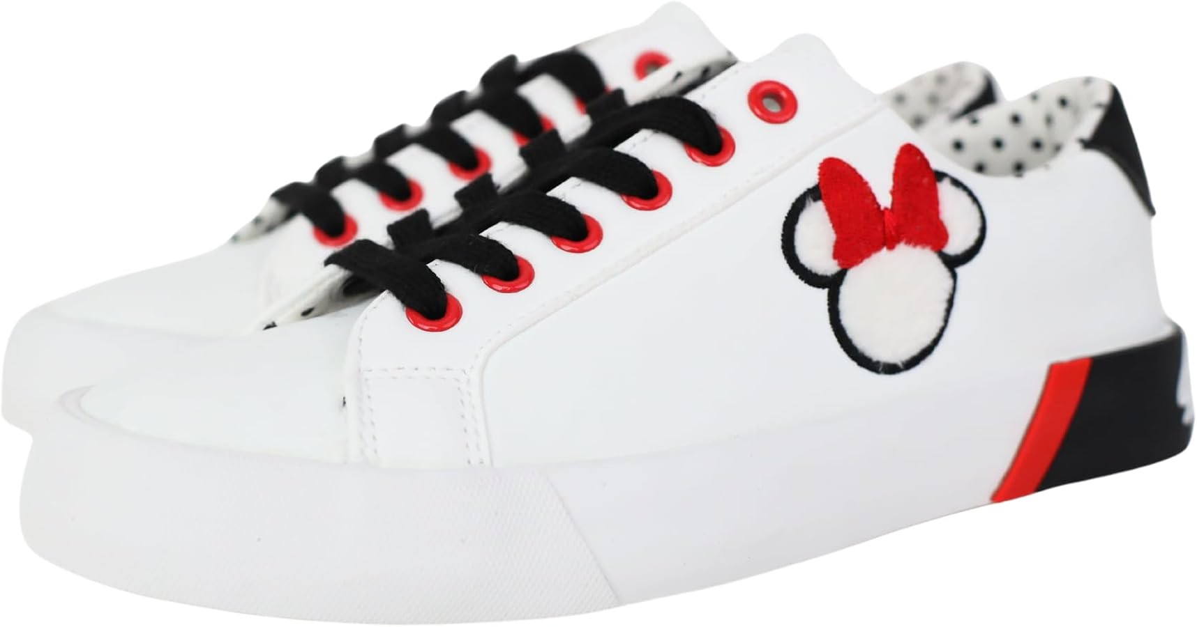 Minnie Mouse Womens Sneakers Low Court Lace Up | Amazon (US)