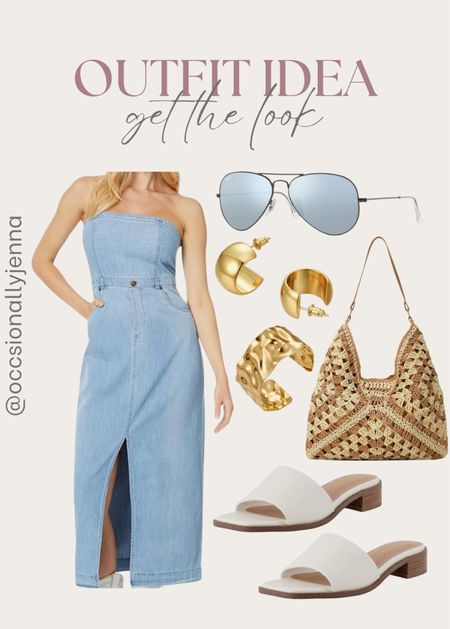 Outfit idea, get the look from Amazon! 

Dress, sunglasses, bracelet, earrings, shoes, heels, bag, purse 

#LTKItBag #LTKStyleTip #LTKShoeCrush