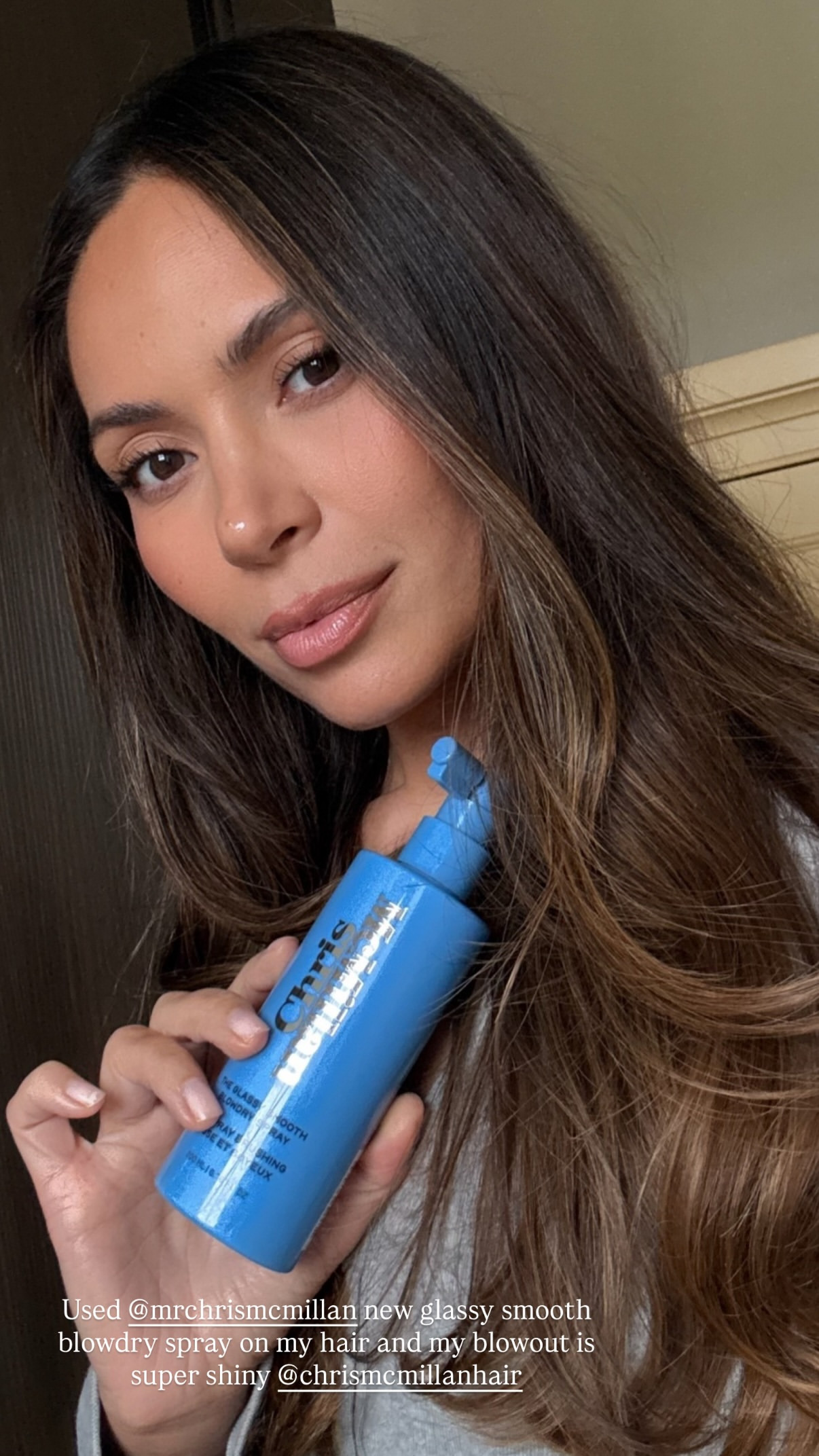 Love Chris McMillan's new glassy smooth blowdry spray! 

 #LTKFindsUnder50 #LTKFindsUnder100 #LTKBeauty